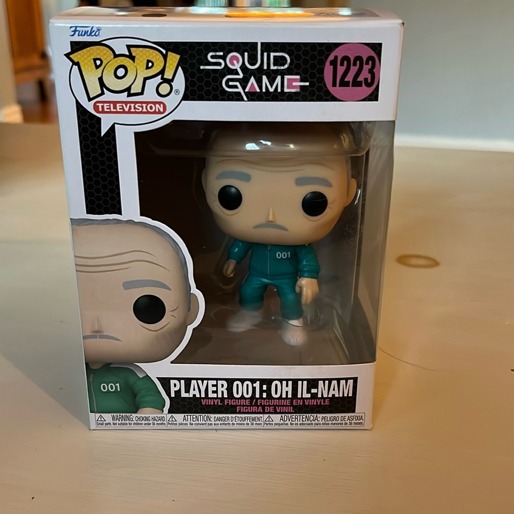 Funko pop Player 001:Oh Il-Nam
